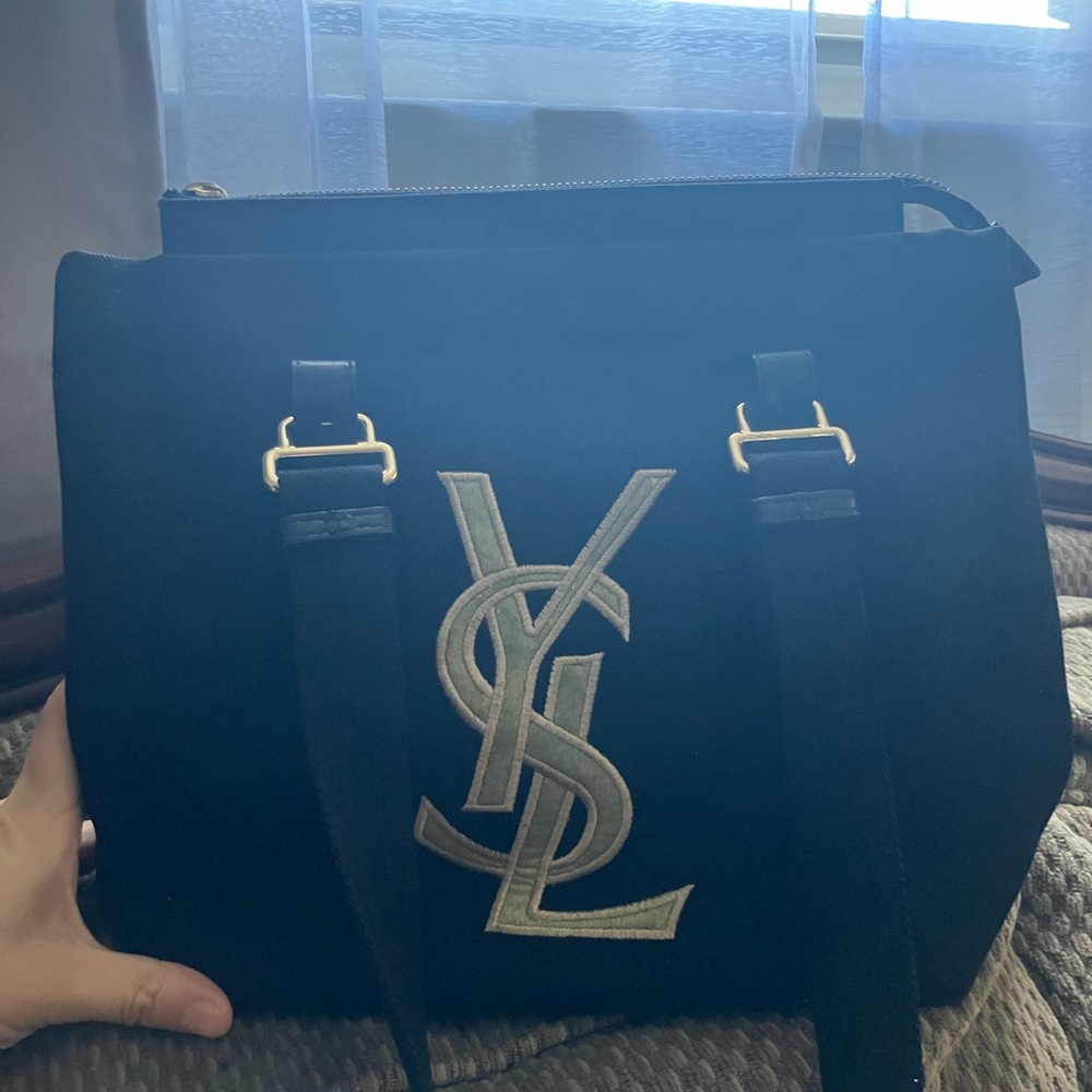Authentic YSL Canvas Purse